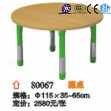 2016 Регулируемый деревянный круглый стол для детей